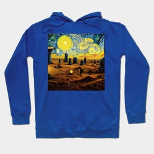 Starry Night in Mos Eisley Tatooine Hoodie